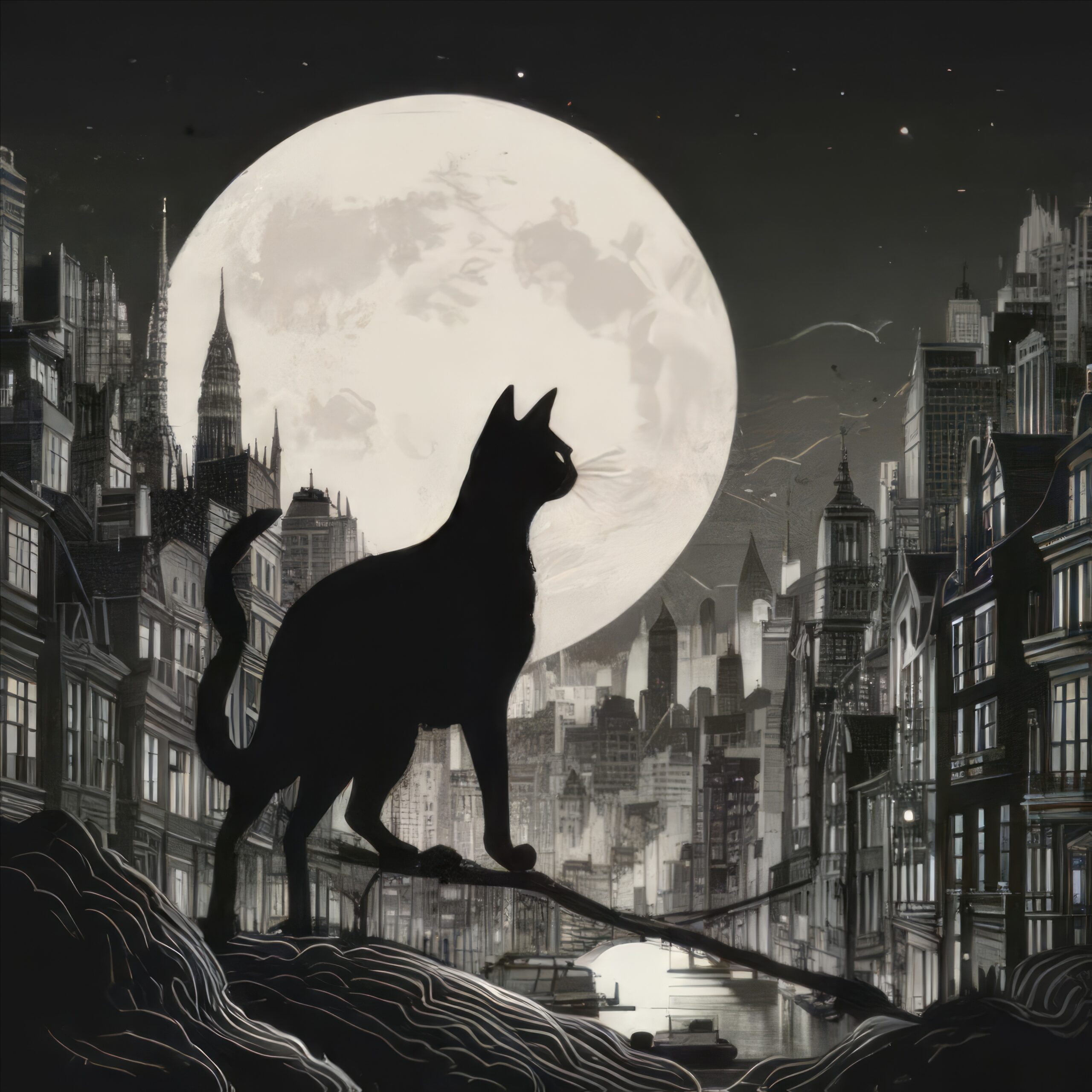 Black Cat Strut by Girard