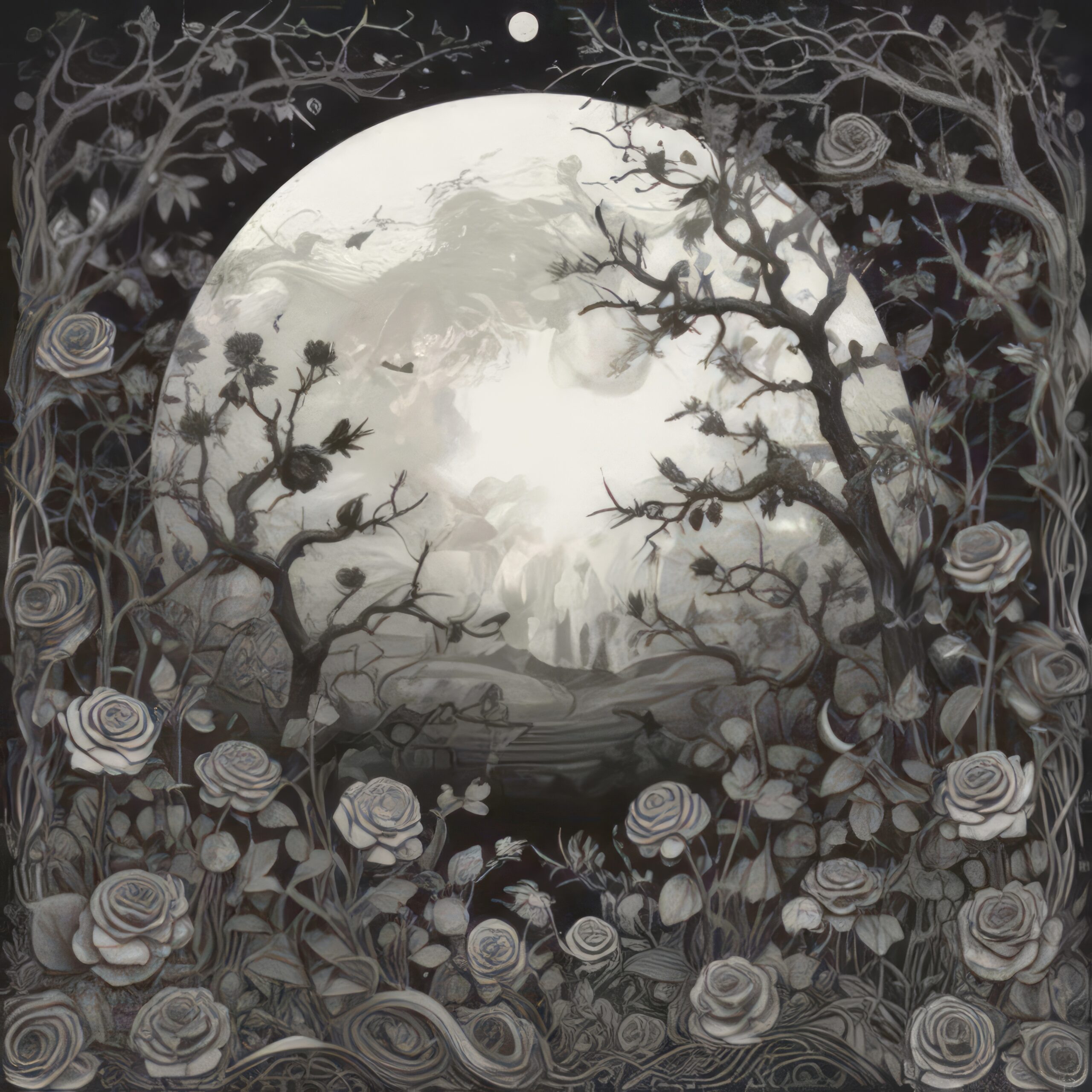 Black Roses by Girard