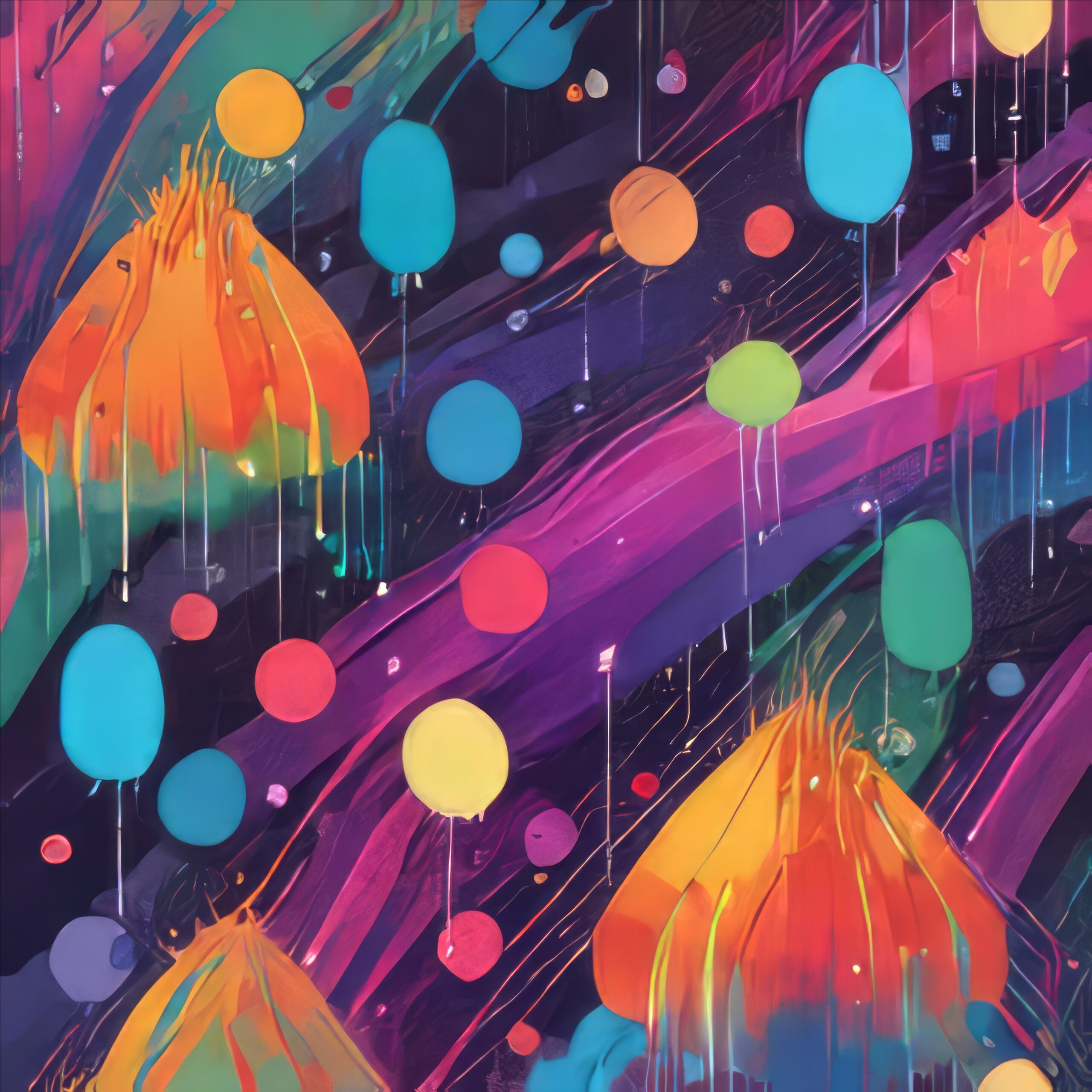 Dancing in the Rain by Girard