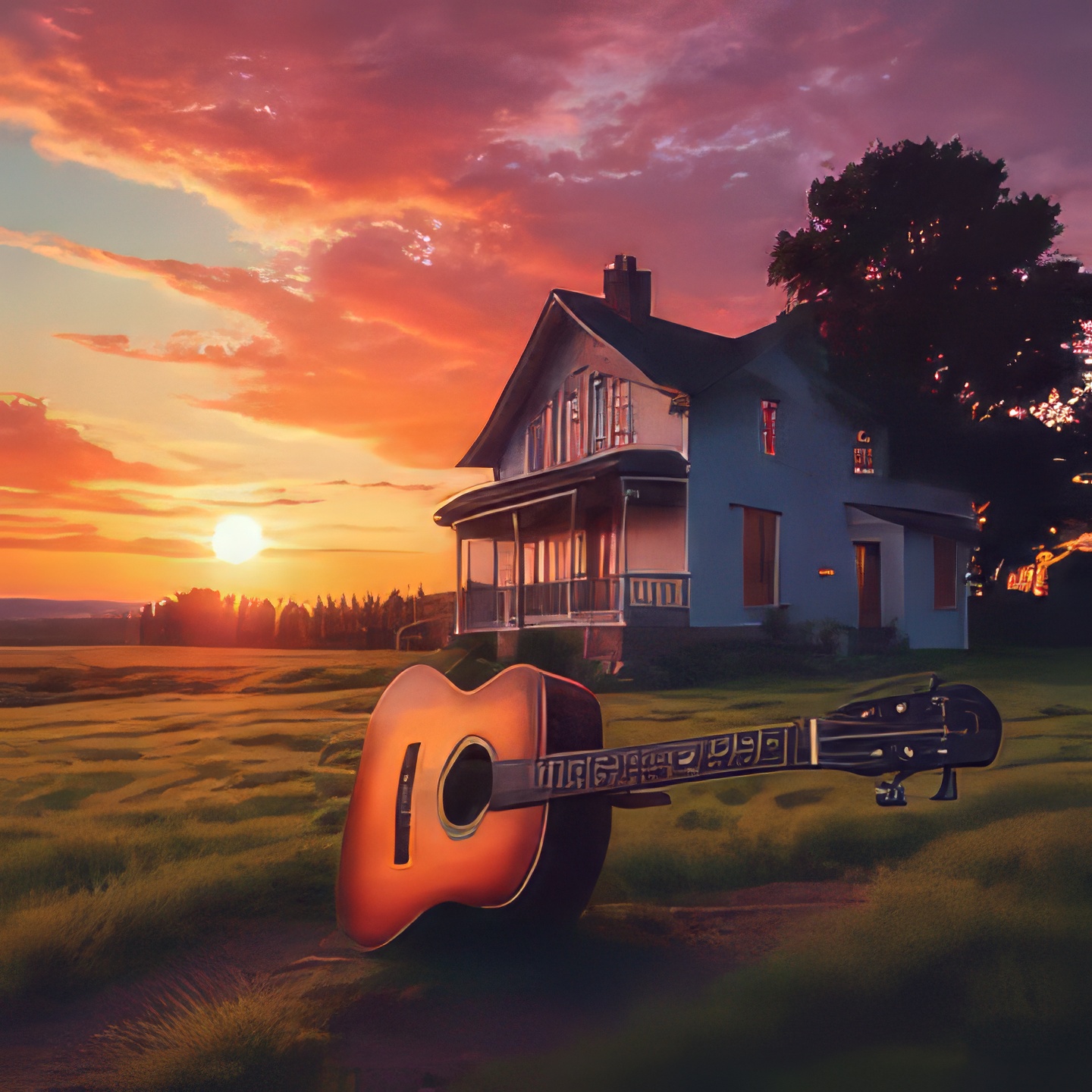 Grandpa's Old Guitar by Girard