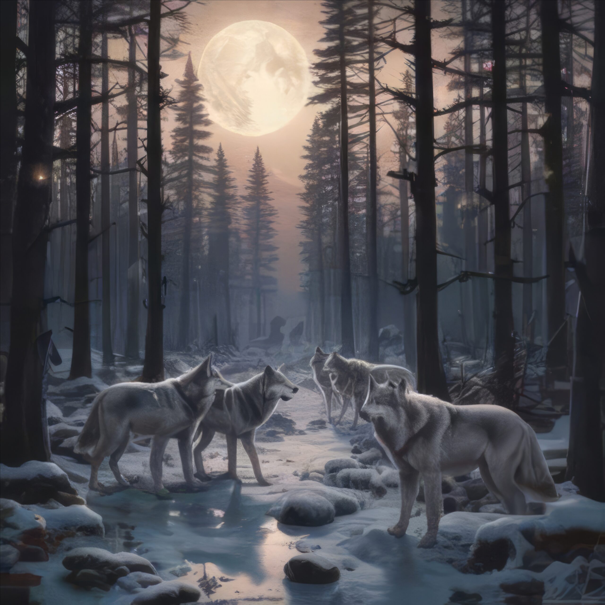 Howl at the Moon by Girard