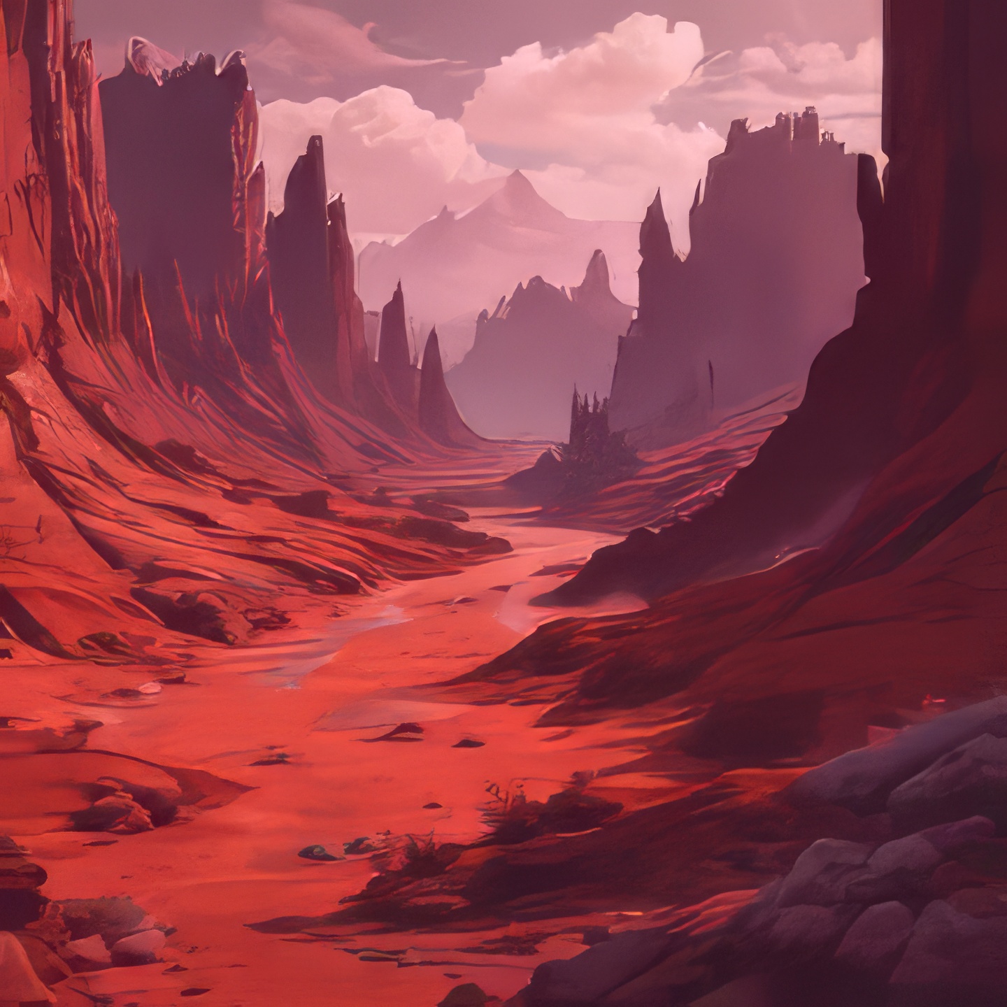 Martian Blues by Girard