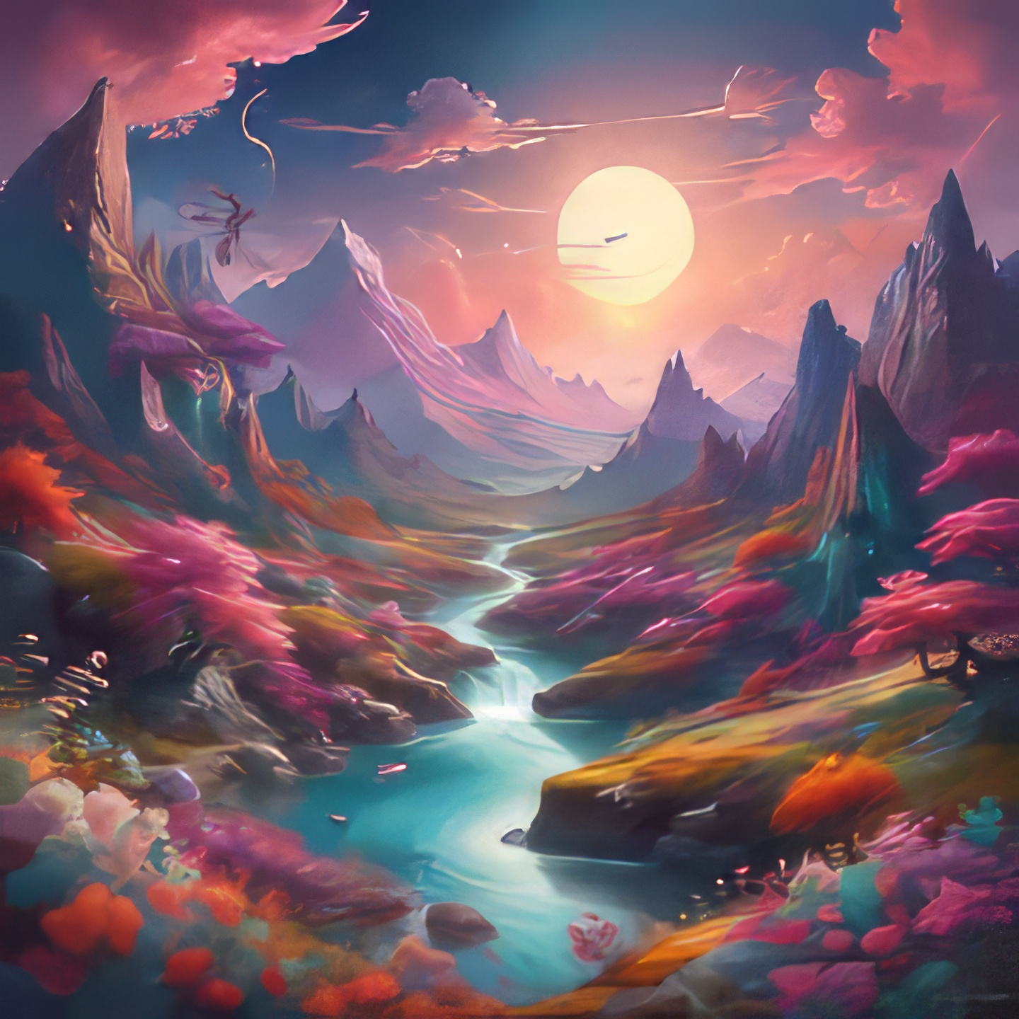 Twilight Whispers in the Wind by Girard