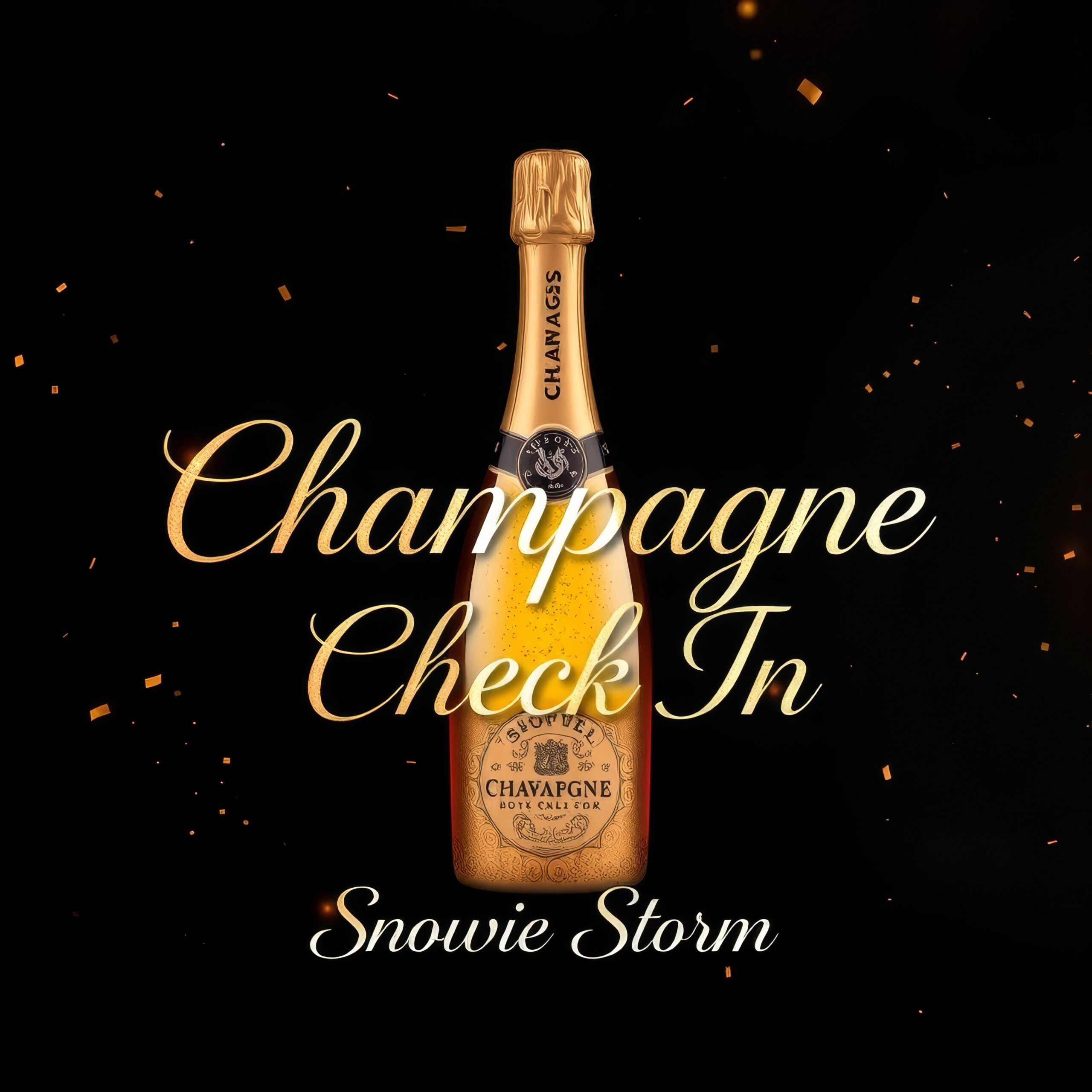 Champagne Check In by Snowie Storm