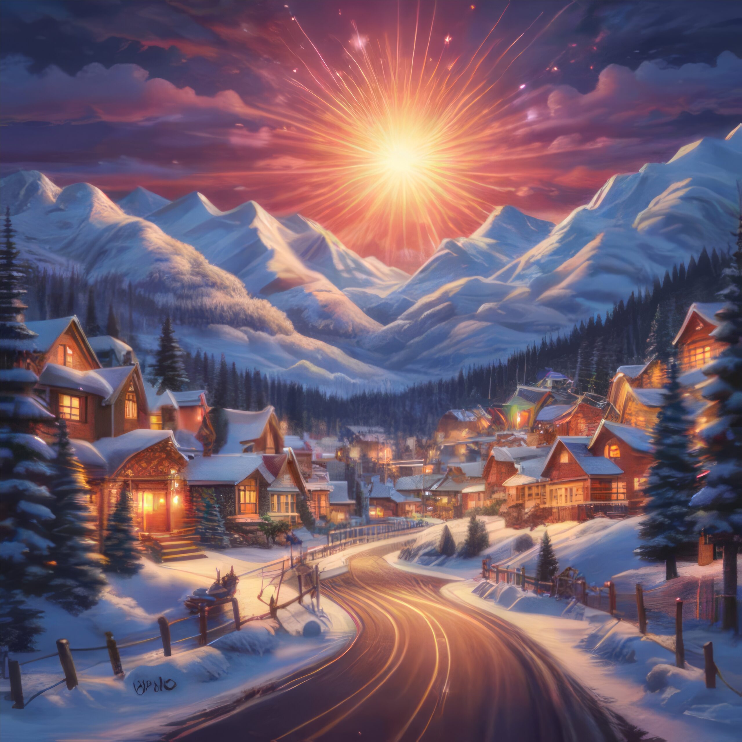 Christmas Road Trip by Girard