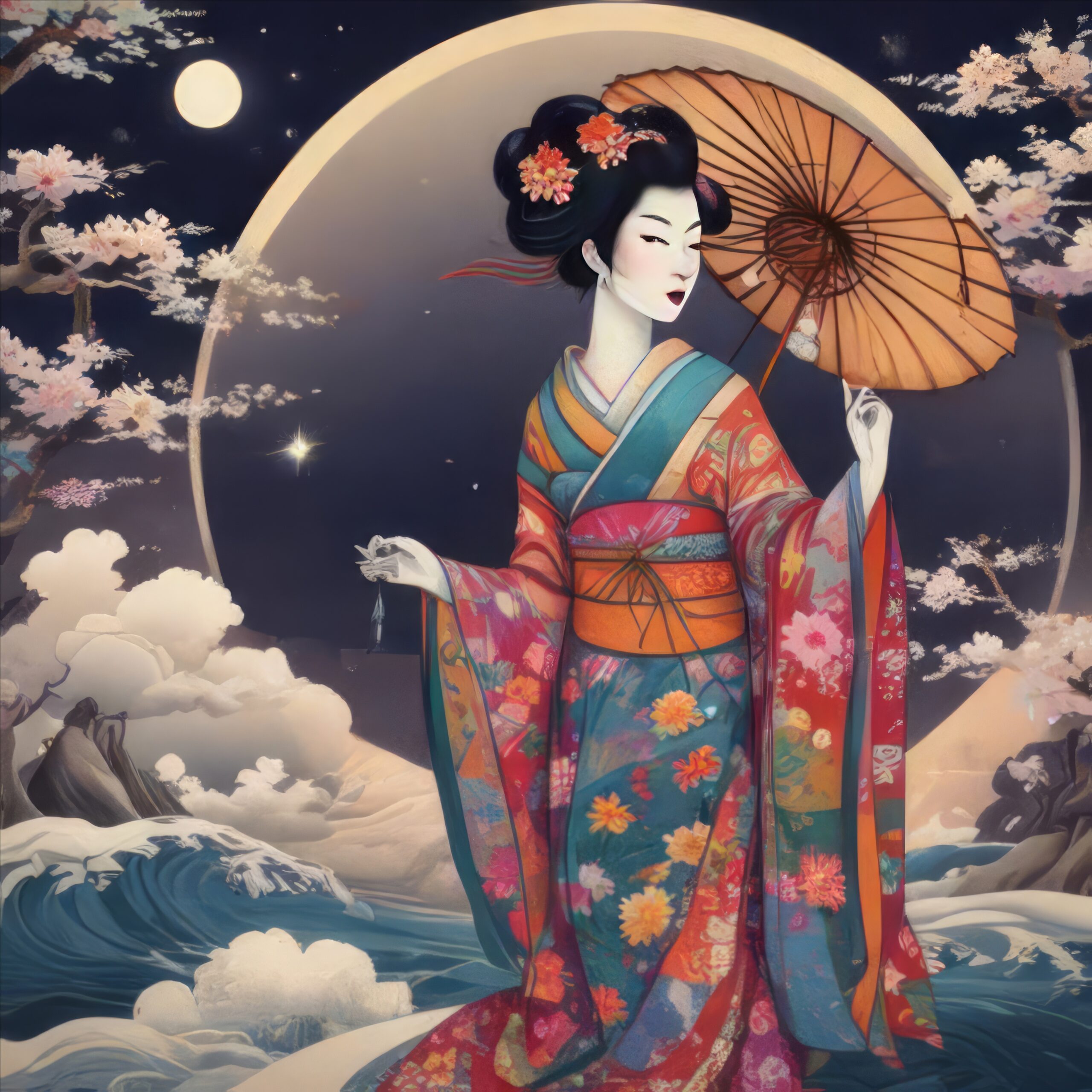 Dance of the Geisha by Girard