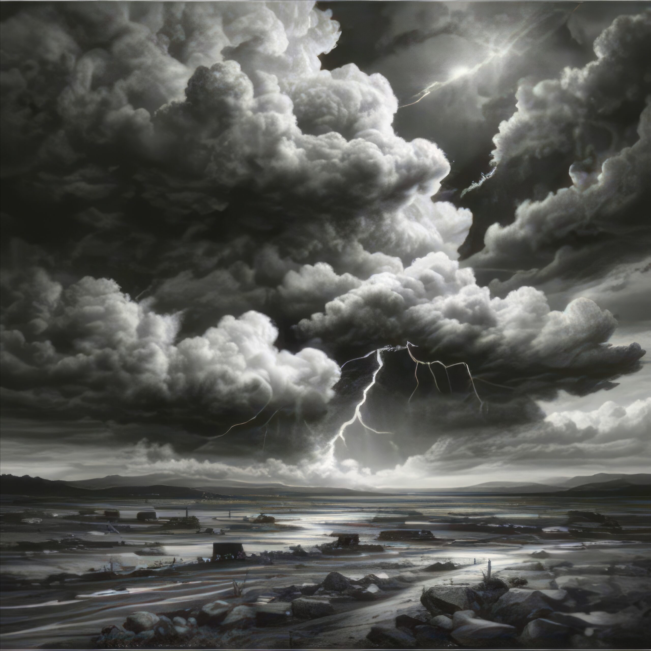 Dark Clouds Above by Girard
