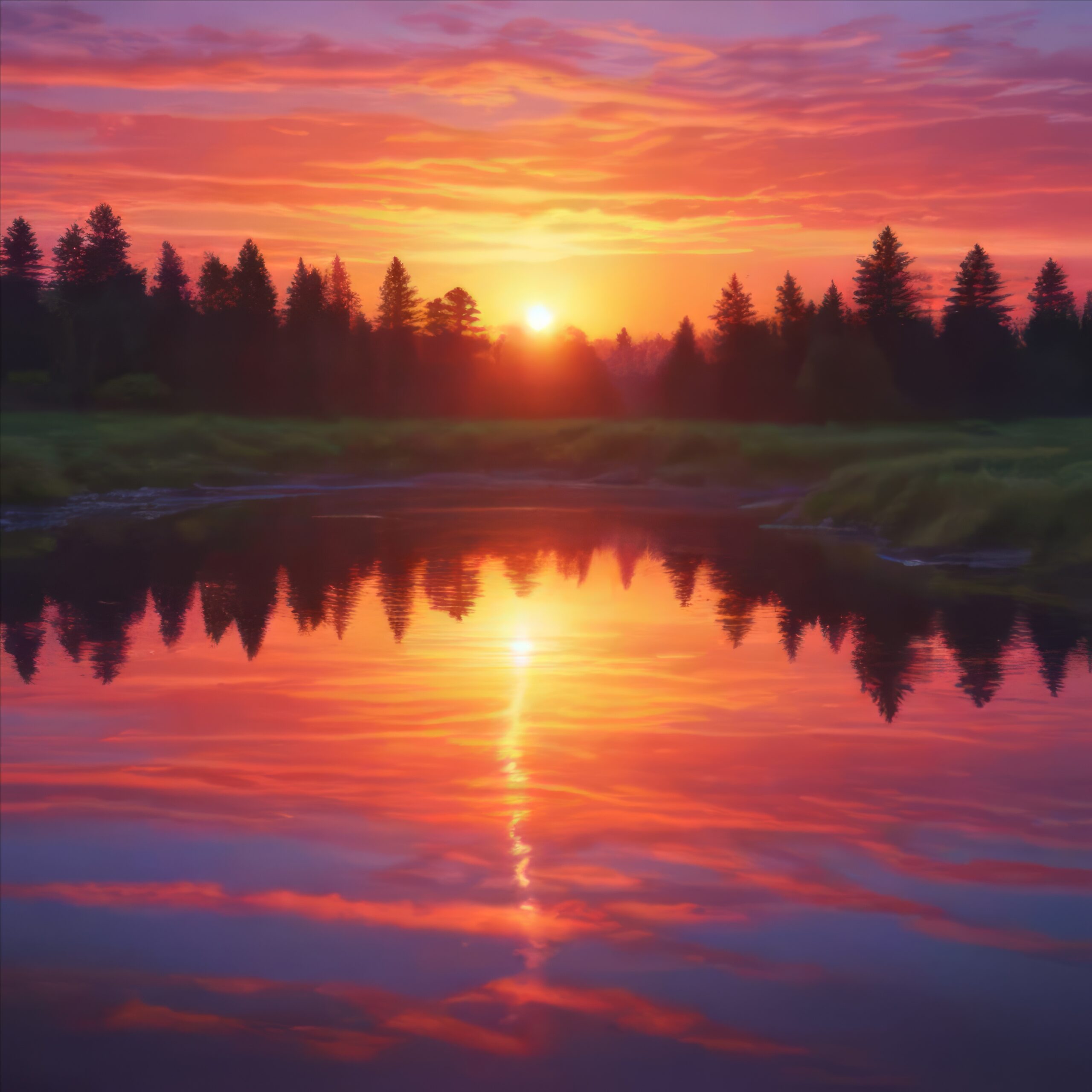 First Sunrise of the Year by Girard