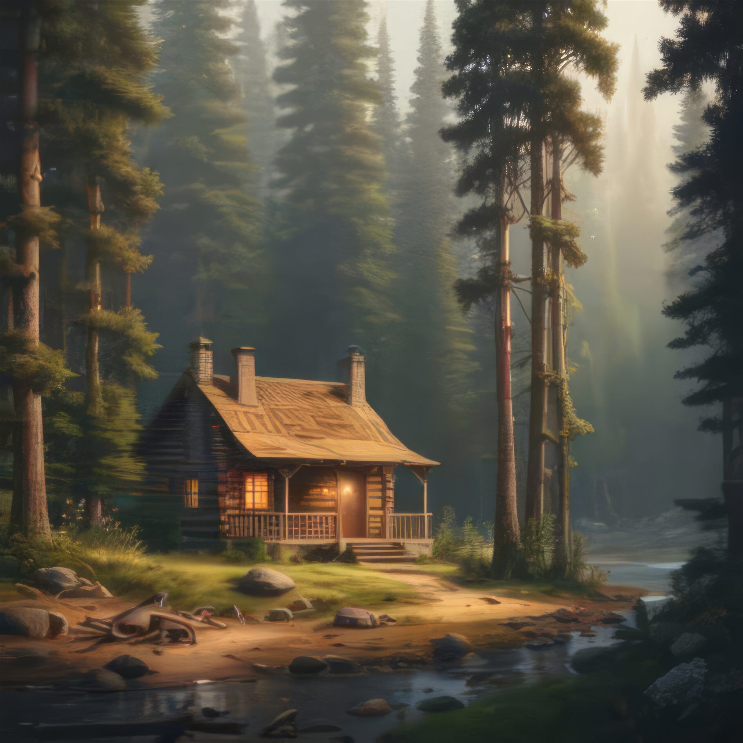 Log Cabin Dreams by Girard