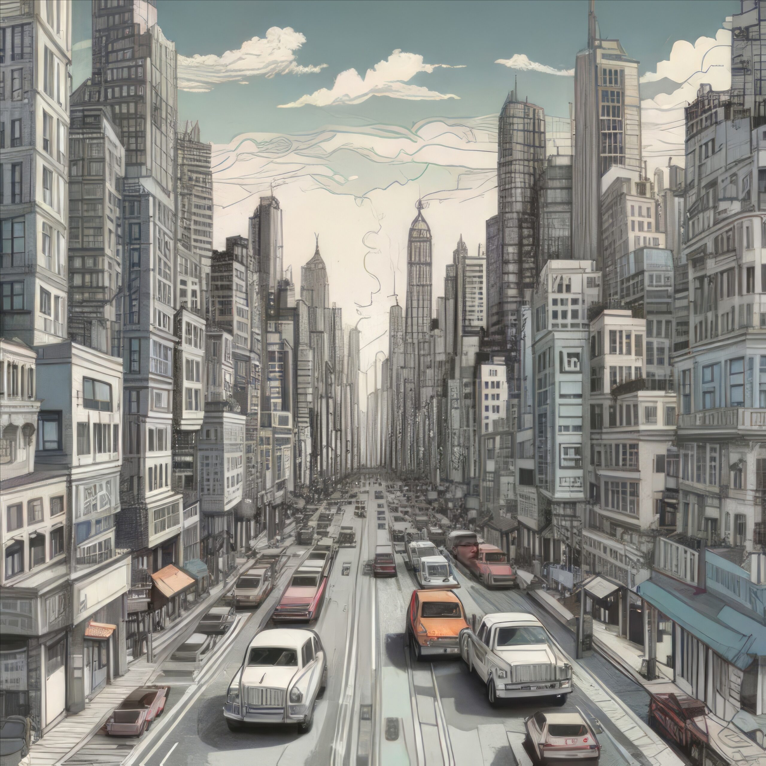Lost in Traffic by Girard
