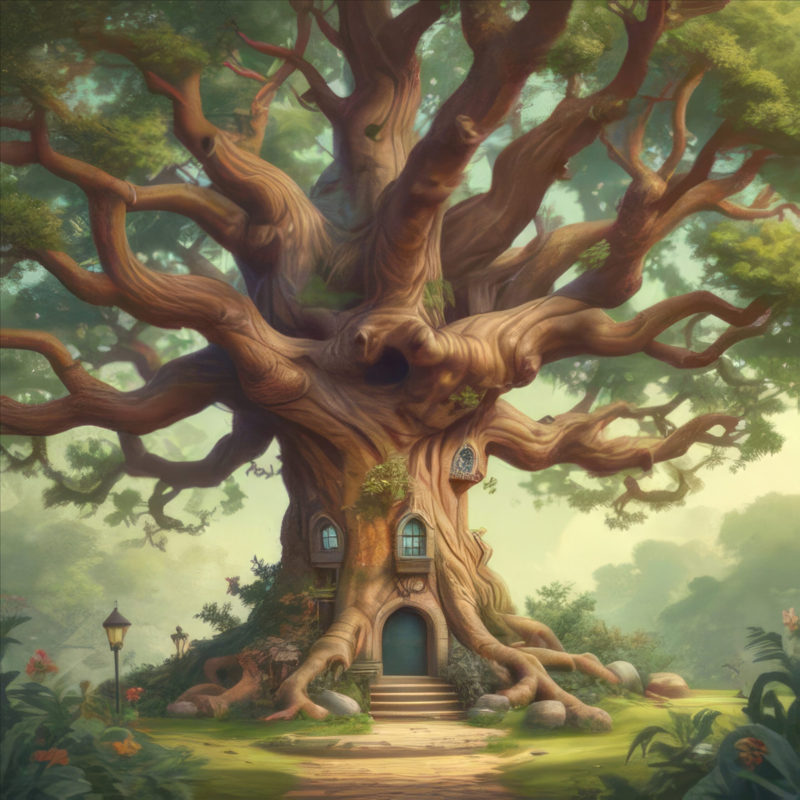 Love Under the Oak Tree by Girard