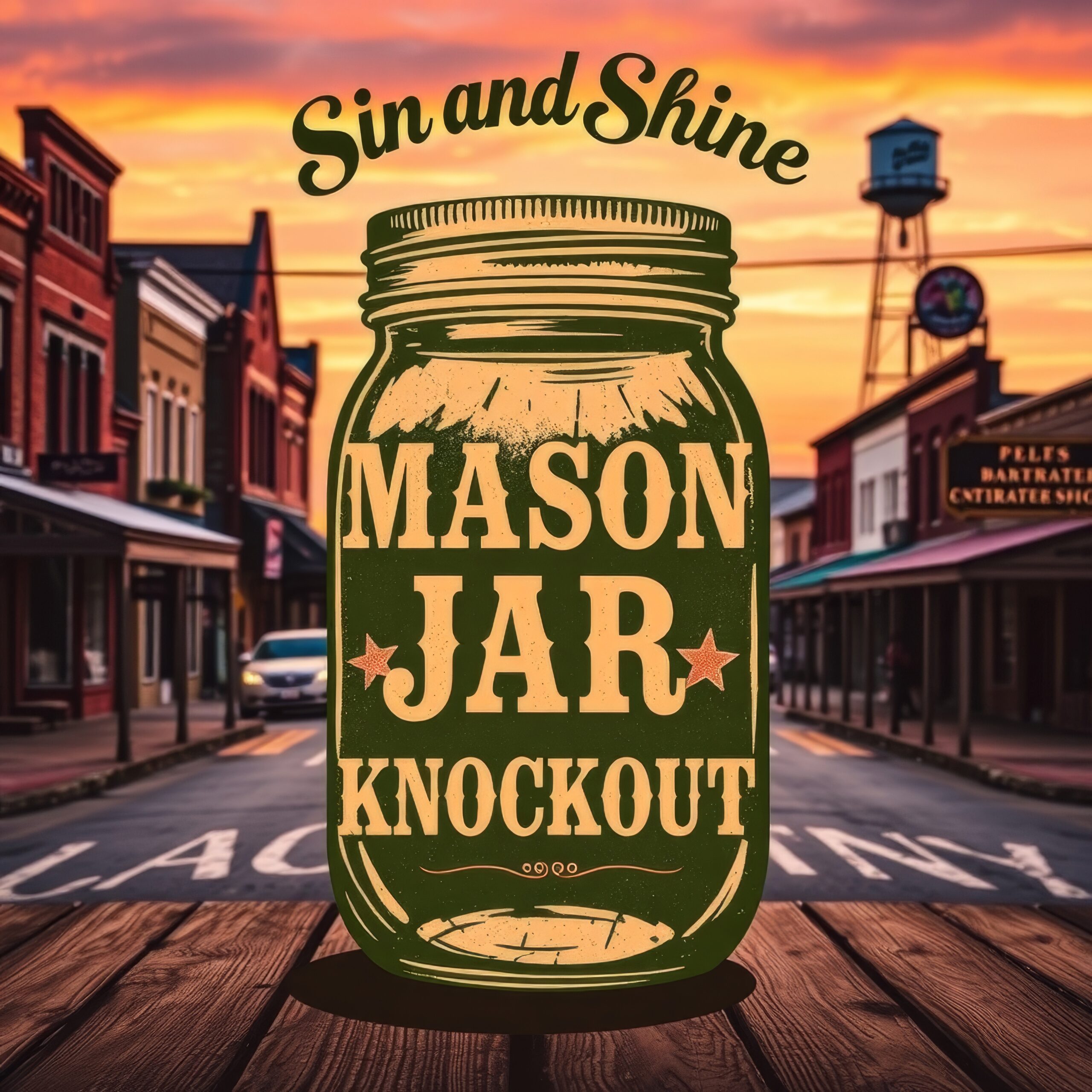 Mason Jar Knockout by Sin and Shine