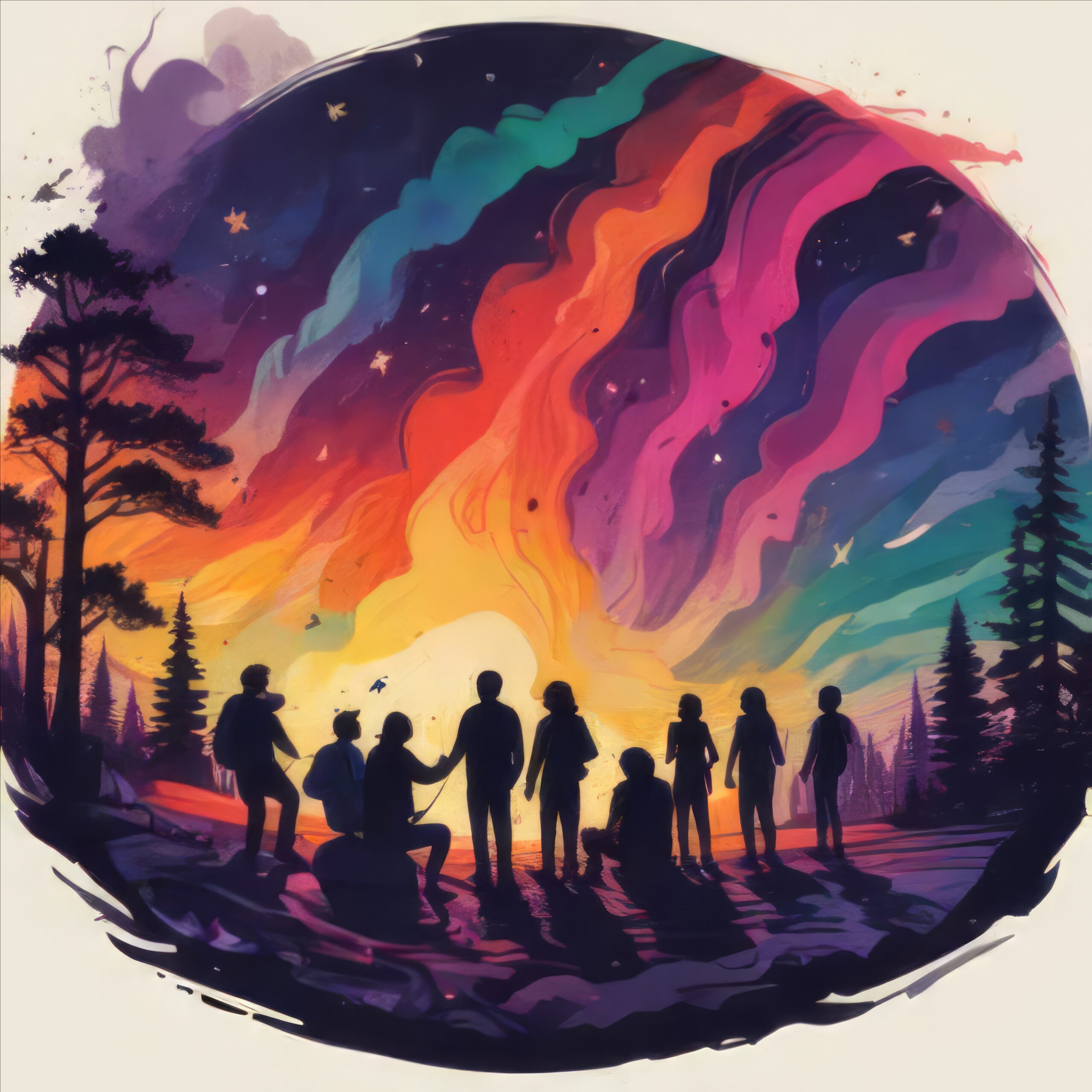 Midnight Bonfire by Girard