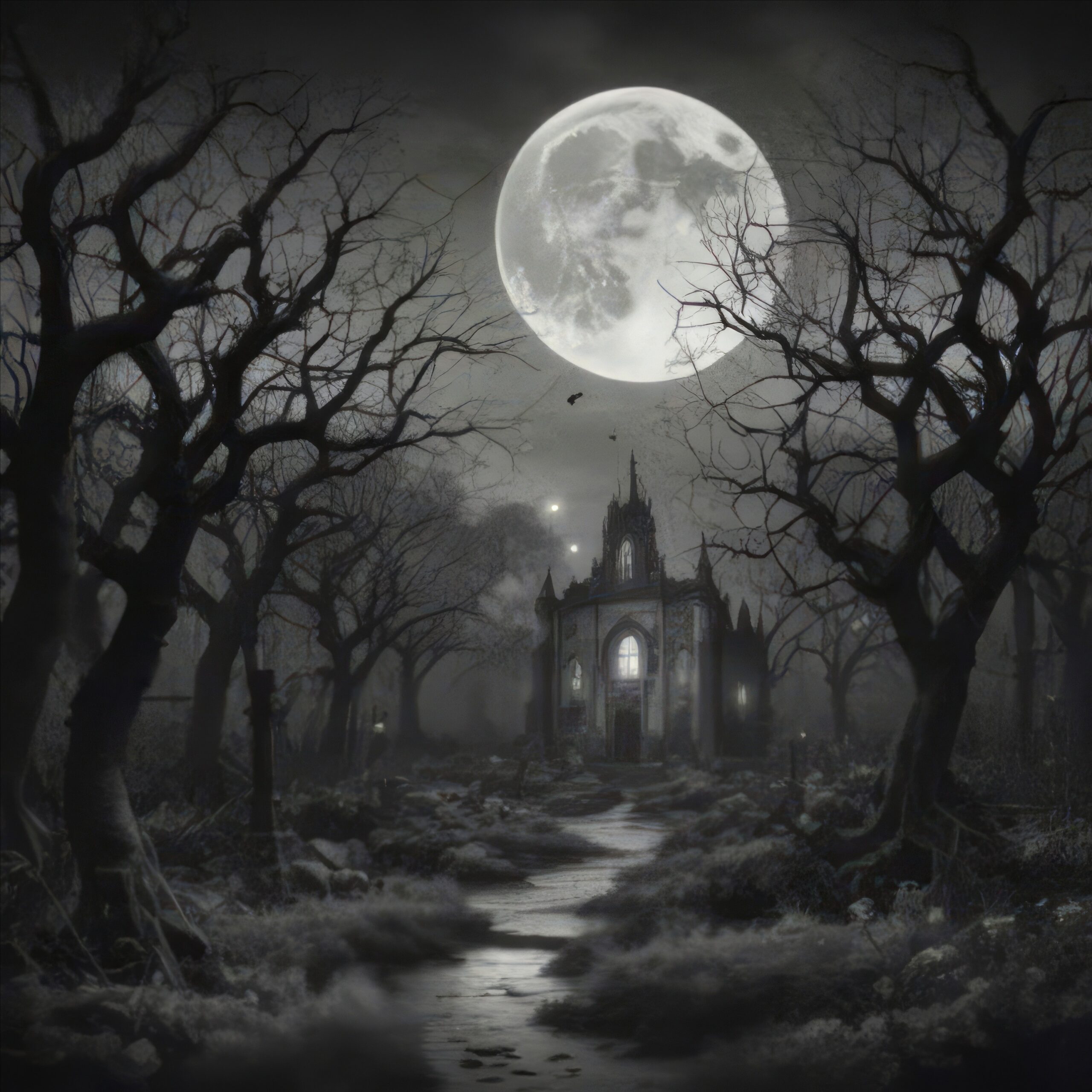 Gothic Garden of Death by Girard
