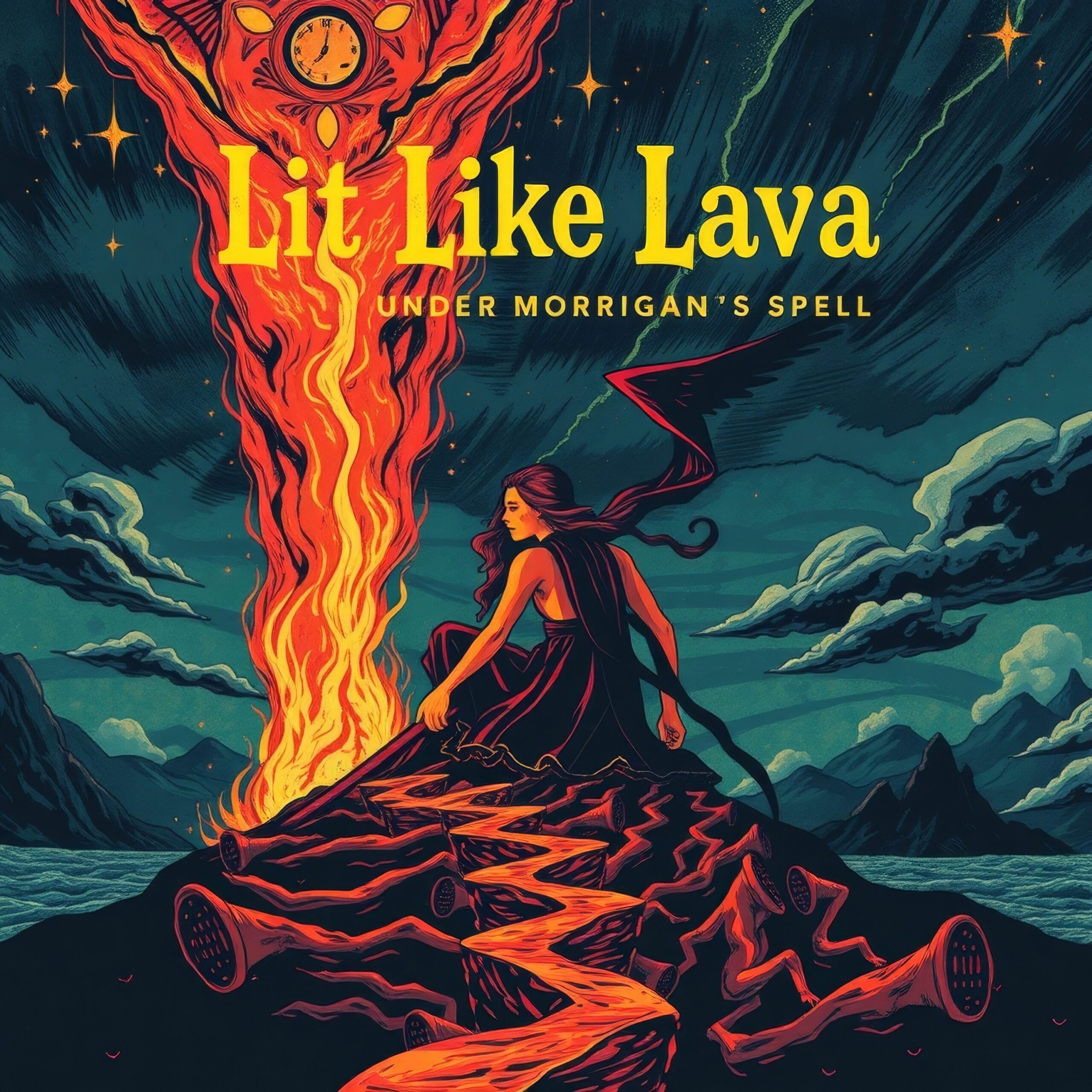 Lit Like Lava by Under Morrigans Spell
