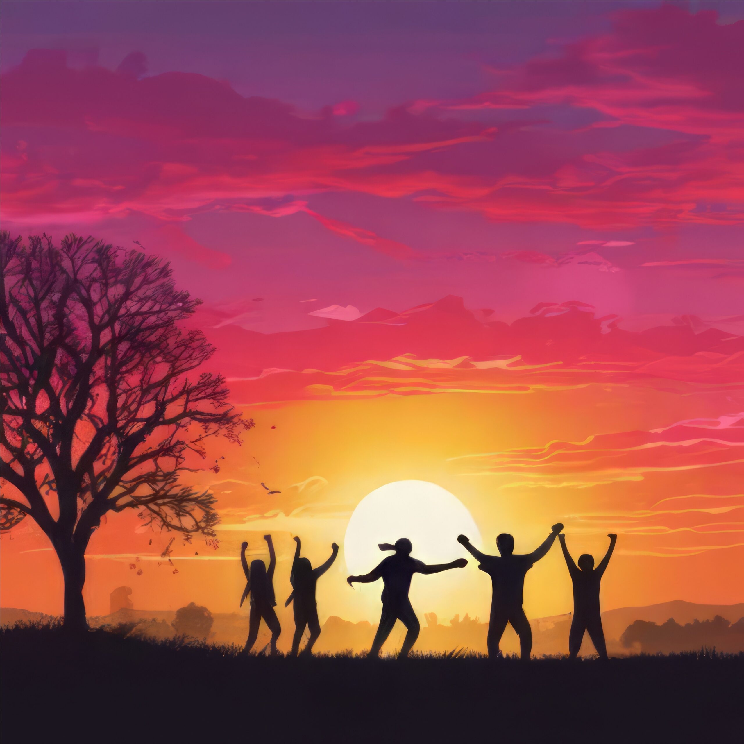 Dance at Sunset by Girard