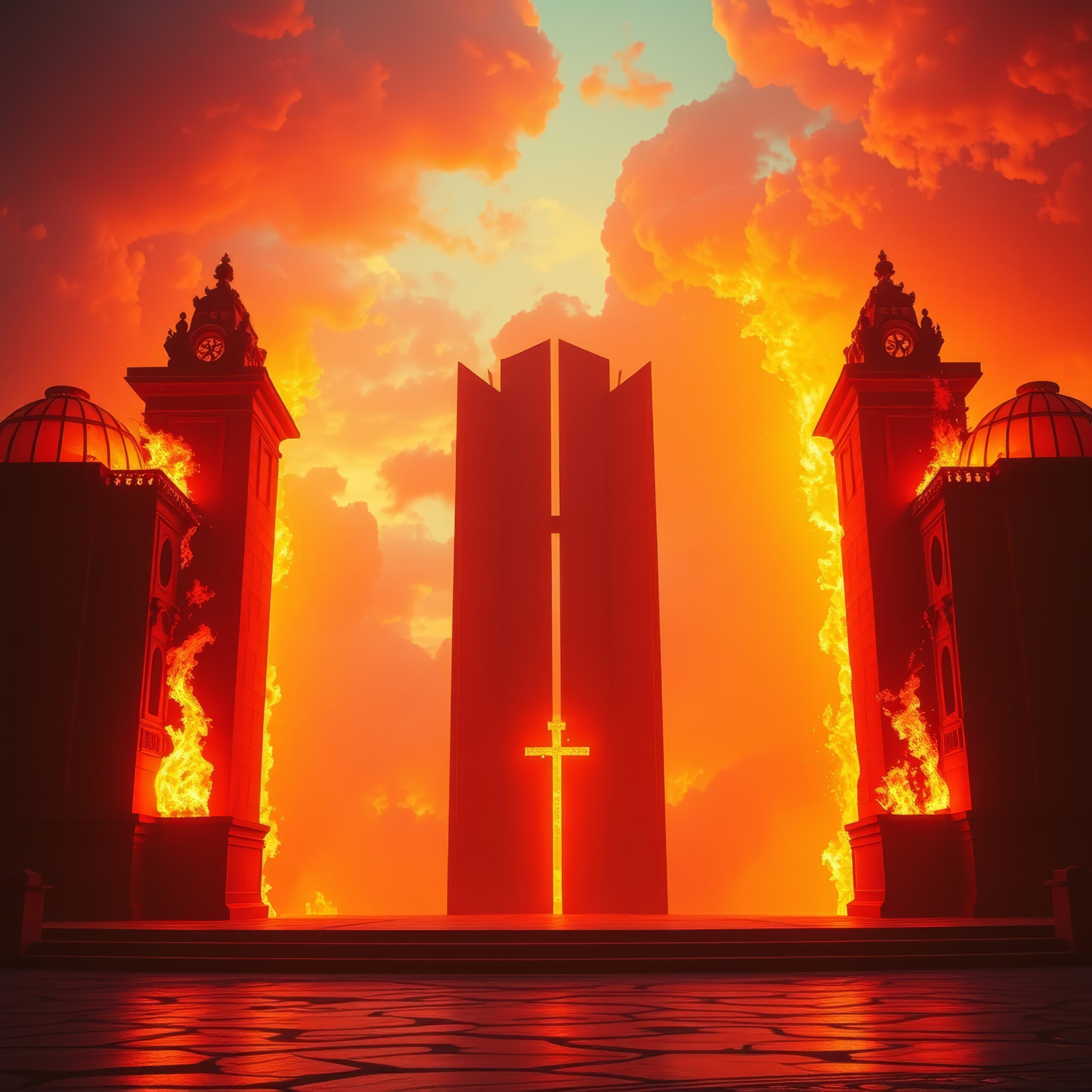 Heaven’s Gate Burns