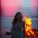 Beach Bonfire by Girard