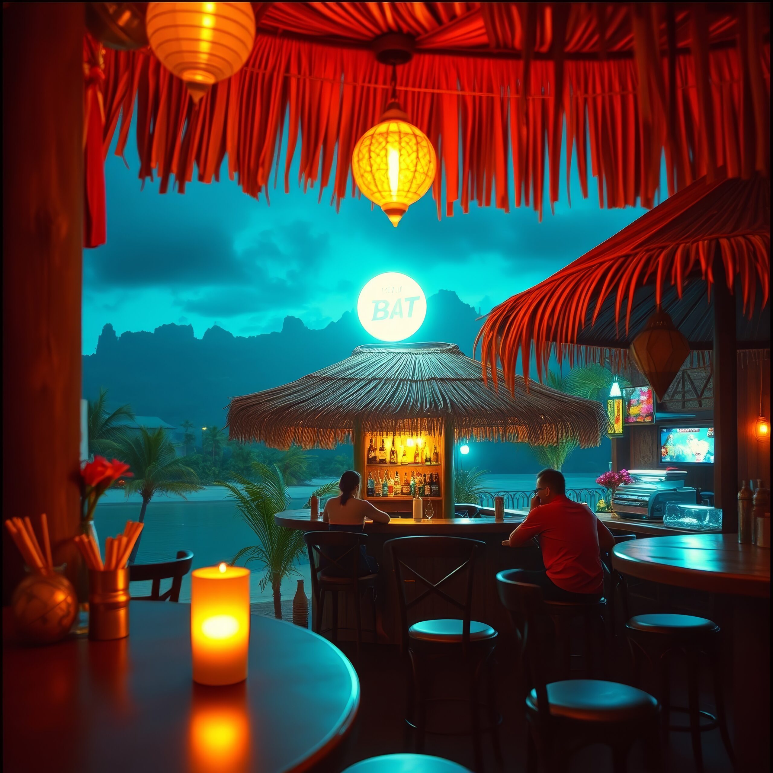 Last Call at the Tiki Bar by Girard
