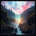 Ngardmau Falls by Girard