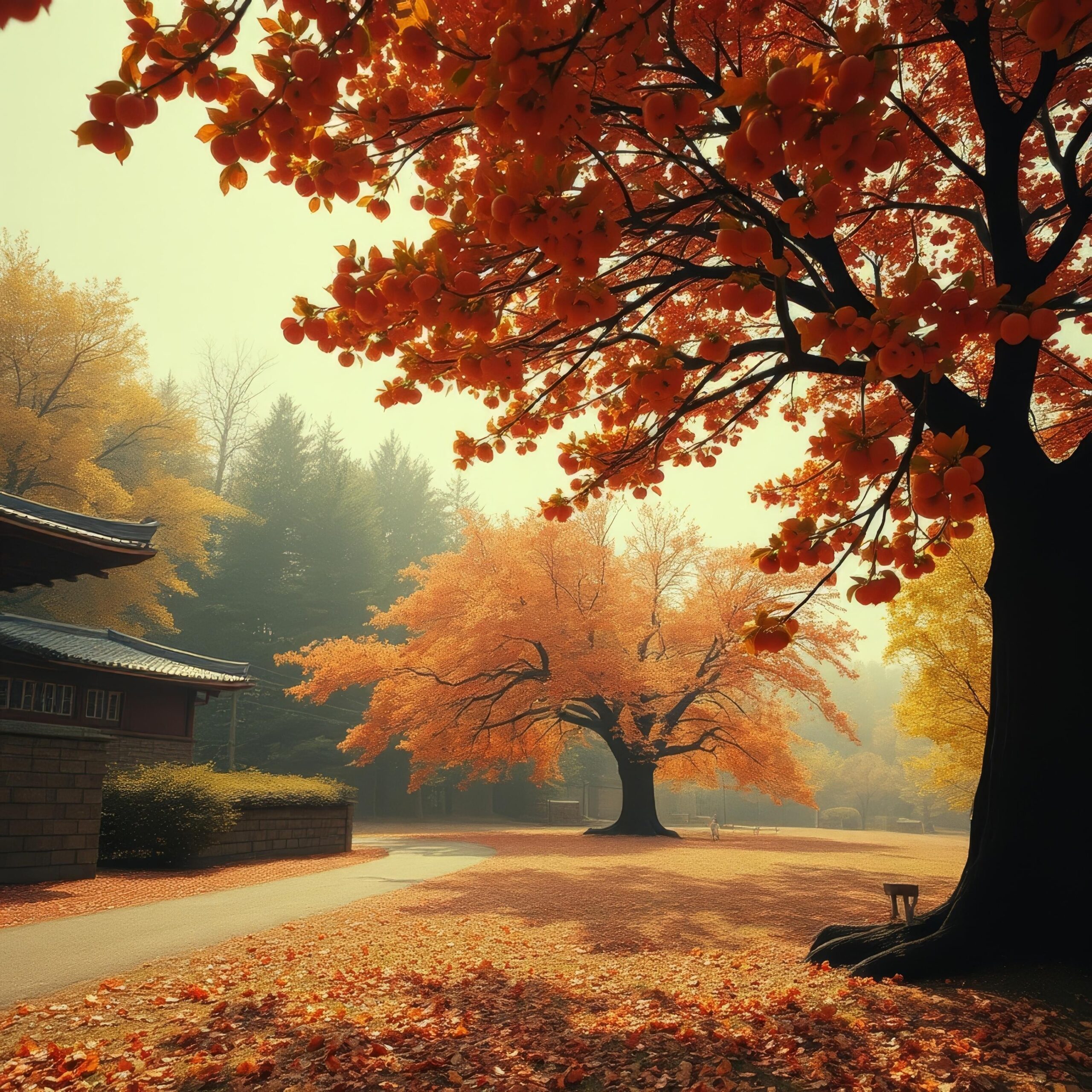 Under the Persimmon Tree