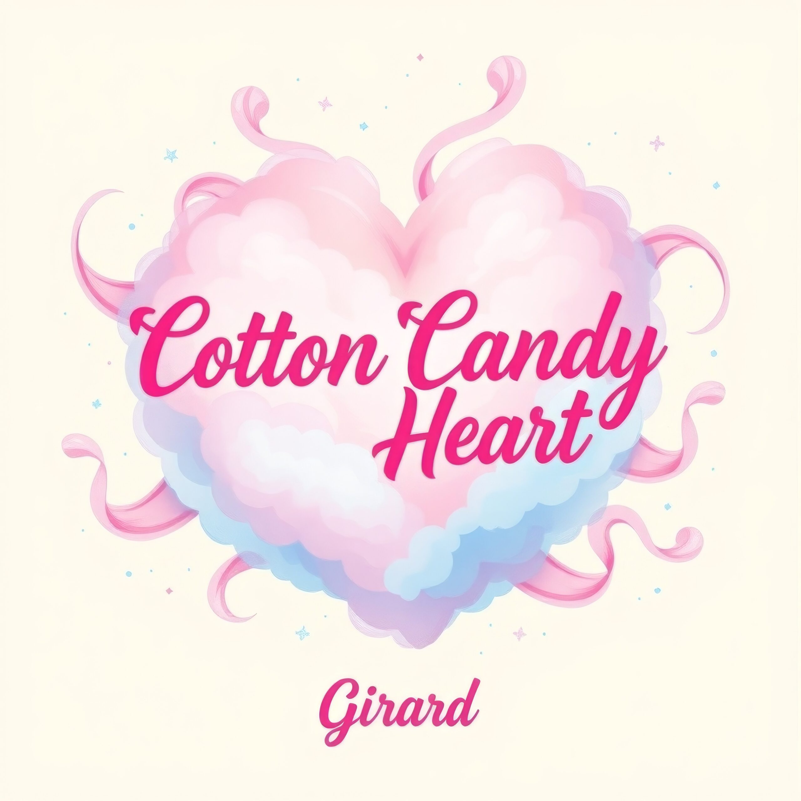 Cotton Candy Heart by Girard